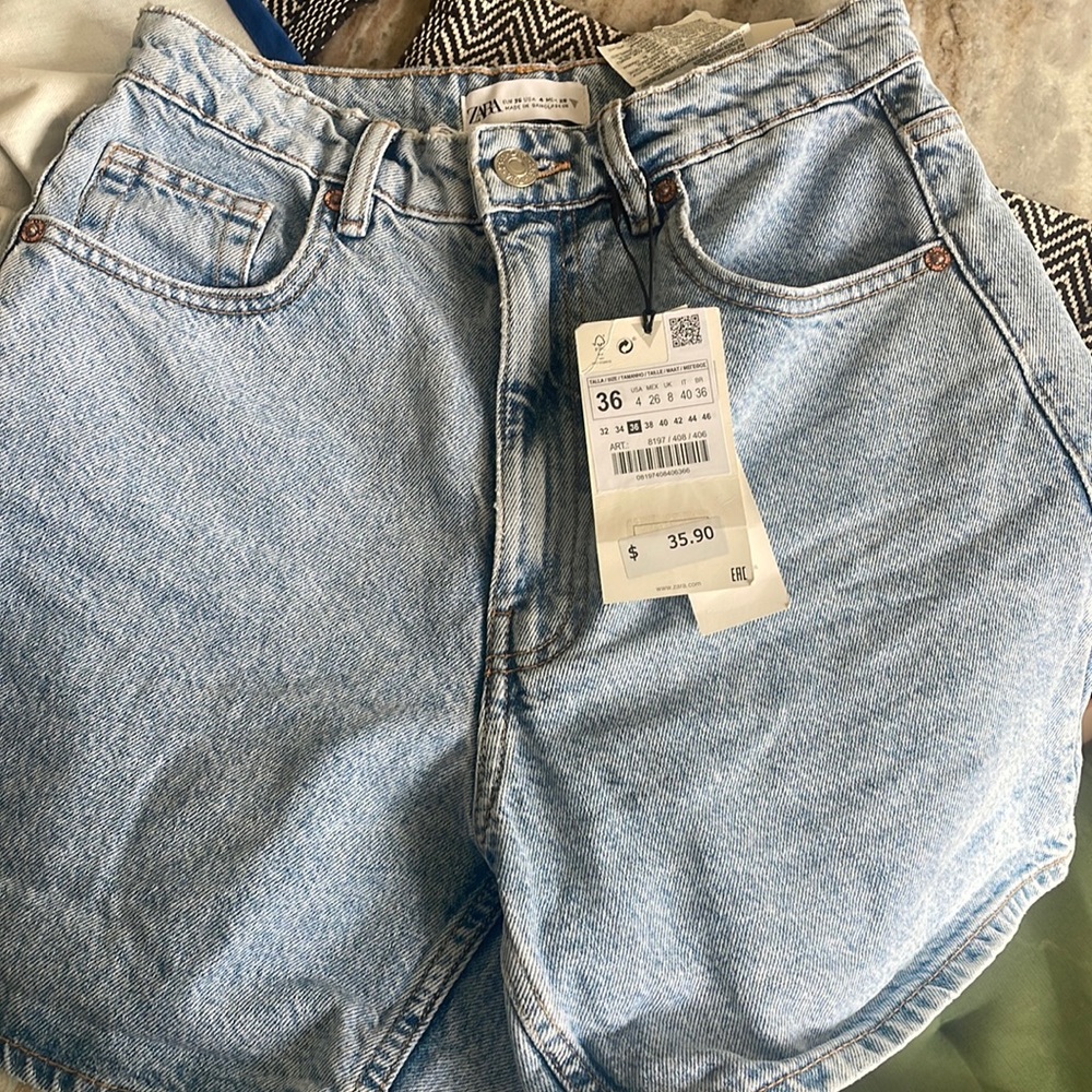 New Zara mom shorts